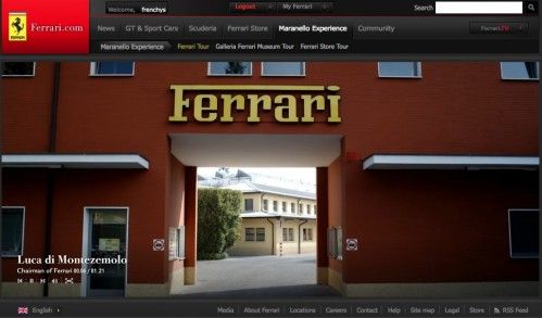 Visite guidée de l’usine Ferrari par le Président