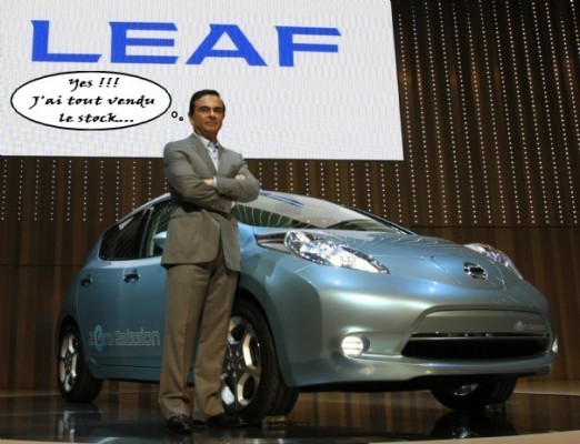 Nissan Leaf : Toutes pré-vendues aux USA
