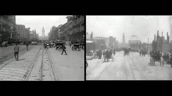 San Francisco 1906 : Avant et… après !  ( vidéos )