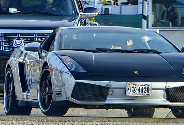La Lamborghini Gallardo Bicolore de Chris Brown Inspir e par le P51 D 