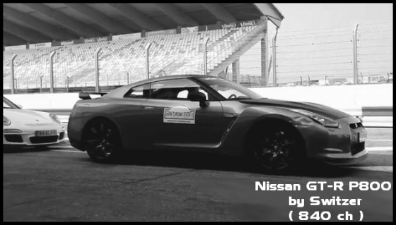 Nissan GT-R P800 by Switzer : Echauffement avant la Gumball 3000   (vidéo)