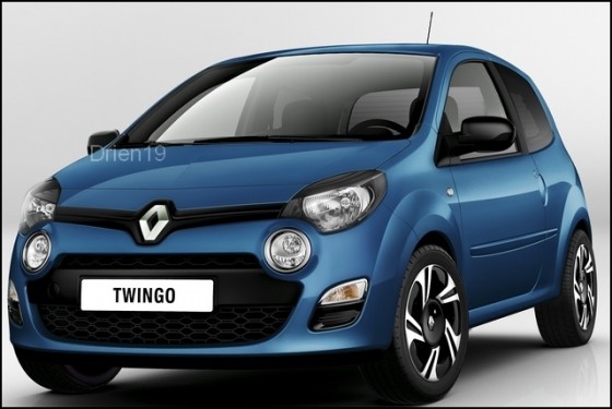 Renault Twingo restylée 2012 : On tease et…  ( +1 bonus coloré )