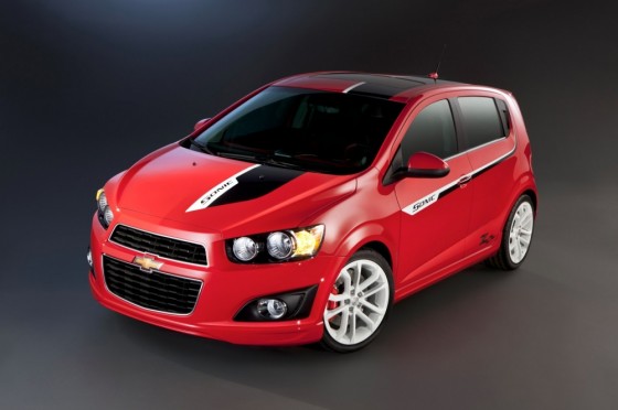 Chevrolet : La Sonic ( Aveo) et Cruze en tenue de SEMAshow    (vidéos)