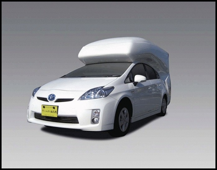 Toyota Prius Camper Le premier camping car 4 places hybride au profil