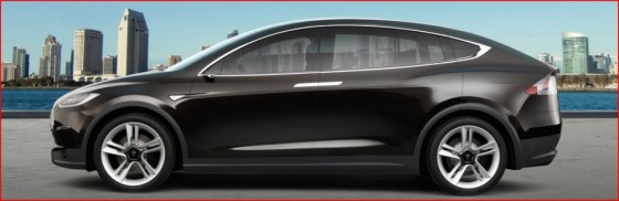 Tesla Model X4 560x182 Tesla Model X : Ils ont gonflé la berline Model S... (vidéos, galerie)