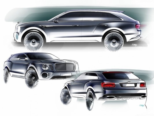 Bentley EXP 9 F Concept 2012.10 533x400 Bentley EXP9 F Concept : Camarade de jeu des Lagonda et Deauville  (vidéos)