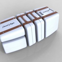 Facel Vega .2 200x200 Facel Vega Concept : Larrière droit, les valises et la planche de bord 