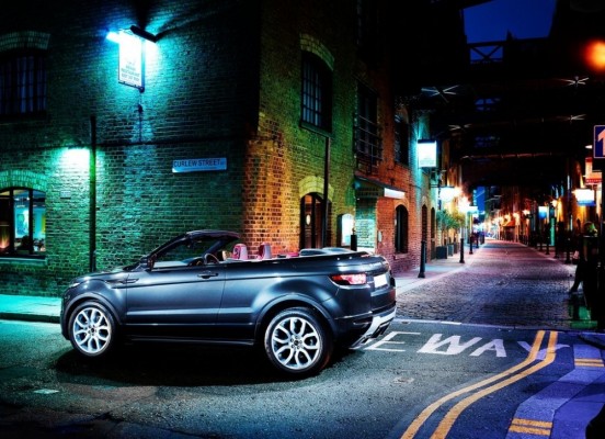 Land Rover Range Rover Evoque Convertible Concept 2012.2 552x400 Land Rover Range Rover Evoque Cabriolet Concept : Réussi   (vidéo)