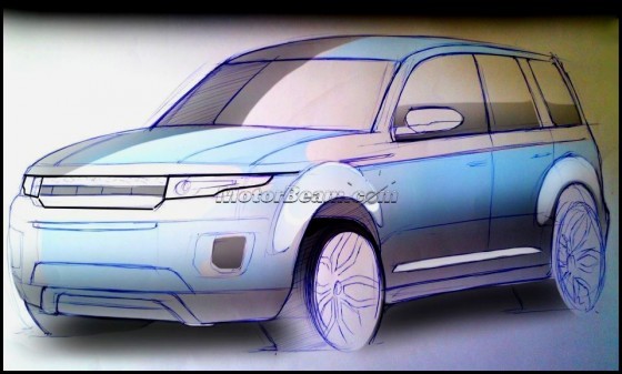 Land Rover : Its name is L560, Grand Evoque L560