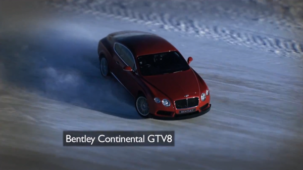 Bentley On Ice 600x336 Bentley : Power On Ice