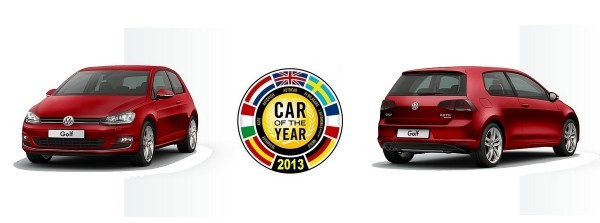 VW Golf voiture de lannée 2013 600x223 Car of the Year 2013 : Cest pour la Volkswagen Golf 7